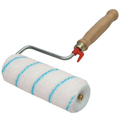 NESPOLI - Rouleau spécial acrylique fibres polyester ø 4.8 x L. 25cm + manche bois