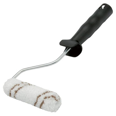 NESPOLI - Rouleau spécial bois et produits fluides mirofibres polyester ø 1.7 x L. 11cm + manche plastique