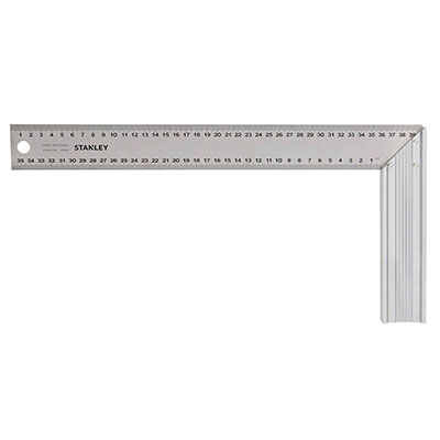 STANLEY - Equerre de menuisier inox Long. 40cm