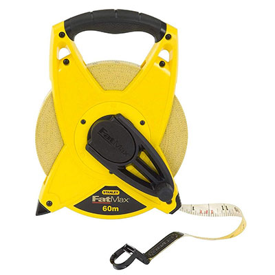 STANLEY - Mesure ruban fibre de verre FATMAX® l. 19mm x L. 60m