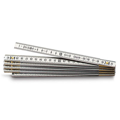 STANLEY - Mètre pliant Gravemat Duralumin l. 15mm x L. 2m