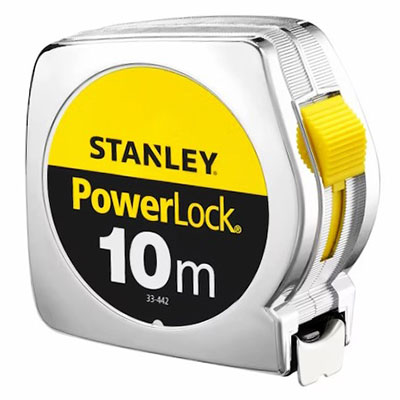 STANLEY - Mètre ruban PowerLock® Classic l. 25mm x L. 10m