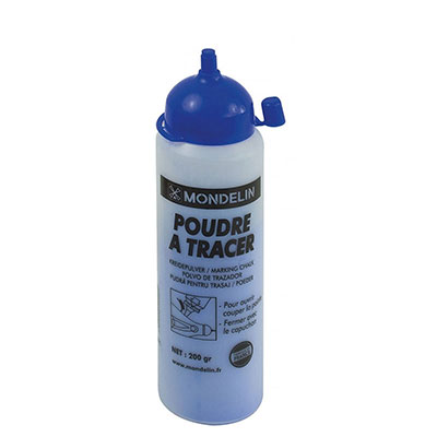 MONDELIN - Poudre à tracer - bleu - 200g