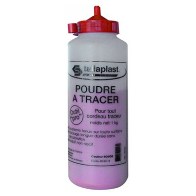 TALIAPLAST - Poudre à tracer - rouge - 1kg