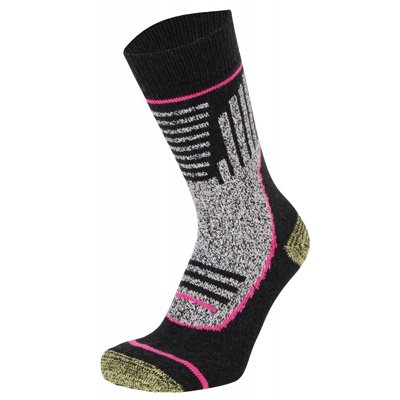 TALUX - Lot de 2 paires de chaussettes de travail Femme - gris - Tailles 35/38