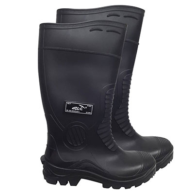 Bottes de sécurité PVC - noir - taille 45