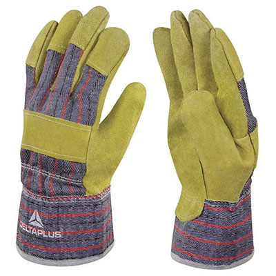 DELTA PLUS - Gants DC103 - jaune et bleu - taille 10