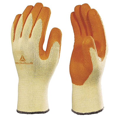 DELTA PLUS - Gants VE730 - jaune et orange - taille 10
