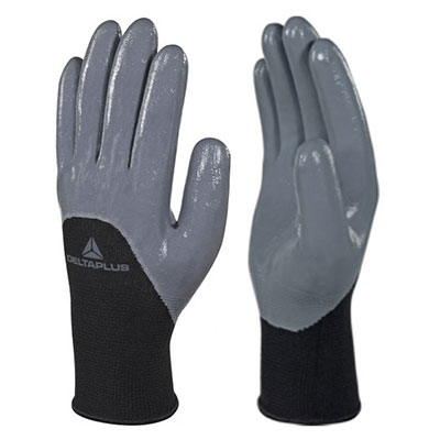 DELTA PLUS - Gants VE715GR - noir et gris - taille 10