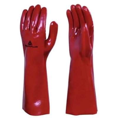 DELTA PLUS - Gants PVCC400 PVC - rouge - taille 10 - vendu par 10