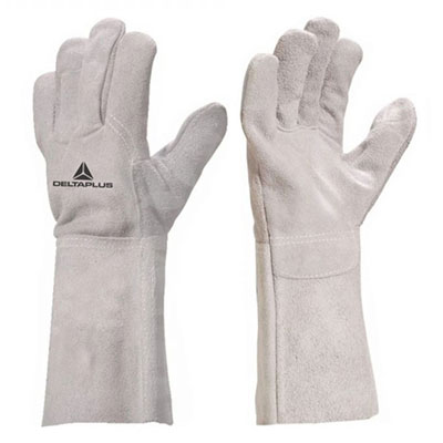 DELTA PLUS - Gants TC716 cuir - gris - taille 10