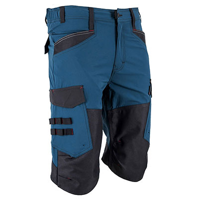 LMA - Bermuda de travail NAVIRE - cobalt et gris nuit - taille 44