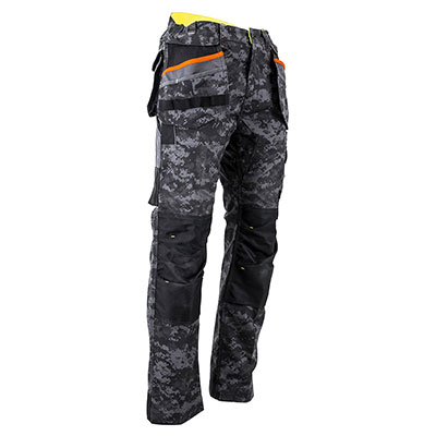 LMA - Pantalon de travail DONJON - camouflage gris - taille 40