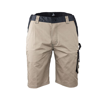 LMA - Bermuda de travail CHIRON - beige et gris - taille 50