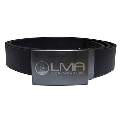 LMA - Ceinture cuir recoupable - noir - Long. 120cm