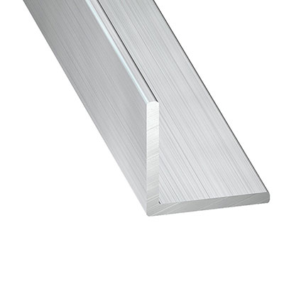 C.Q.F.D - Cornière de rive alu 20 x 20mm - gris - Long. 2 .50m