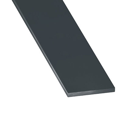 C.Q.F.D - Profilé plat alu laqué - gris anthracite - l. 50mm x Long. 2 .50m