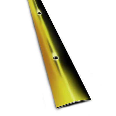 DINAC - Seuil à visser plat laiton poli l. 30mm x L. 73 cm