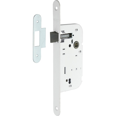 THIRARD - Serrure à encastrer bec de cane - Blanc