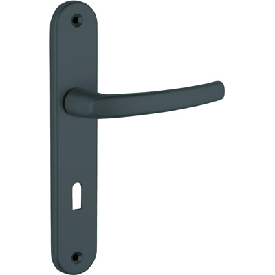 THIRARD - Ensemble de poignées clé L - modèle SULTANE - Gris anthracite - entraxe 195 mm