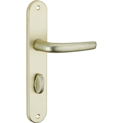 THIRARD - Ensemble poignées aluminium sur plaque MAIA à condamnation - Couleur F2