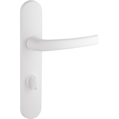 THIRARD - Ensemble de poignées à condamnation - modèle SUlTANE - blanc - Entraxe 195 mm