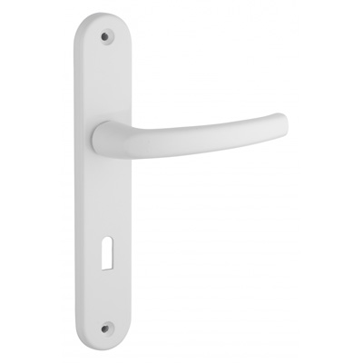 THIRARD - Ensemble de poignées clé I - modèle SULTANE - Blanc - entraxe 195 mm