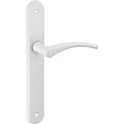 THIRARD - Ensemble de poignées sans trou BdC- modèle HEBE - Blanc - entraxe 195 mm