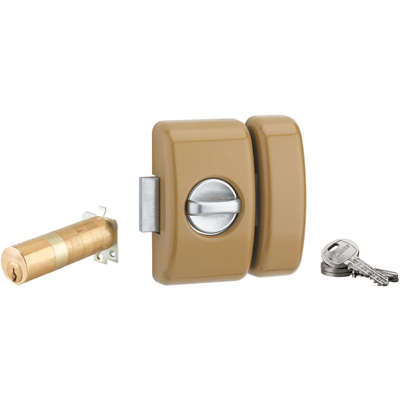 THIRARD - Verrou  Universel à bouton  HG5 - bronze + 3 clés