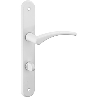 THIRARD - Ensemble de poignées à condamnation - modèle HEBE - blanc - Entraxe 195 mm