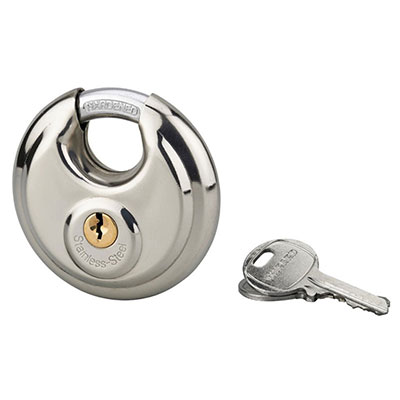 THIRARD - Cadenas ASTRA inox 80mm + 2 clés