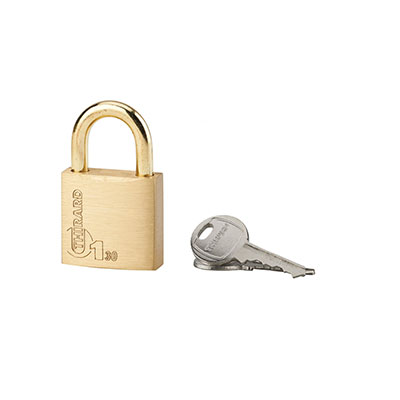 THIRARD - Cadenas Type 1 laiton 30mm + 2 clés