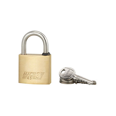 THIRARD - Cadenas MACH 3 inox 45mm + 3 clés