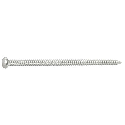 Pointes annelées inox - tête bombée ø 3.35 x L. 60mm - boîte de 1kg