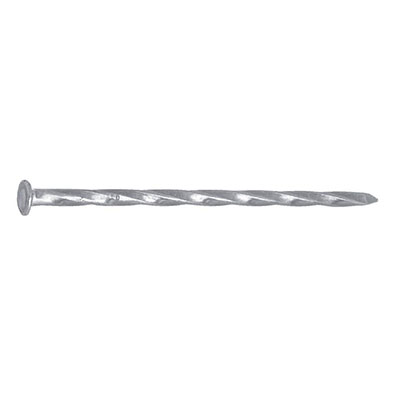 Pointes torsadées galva - tête plate ø 3.2 x L. 70mm - boîte de 5kg