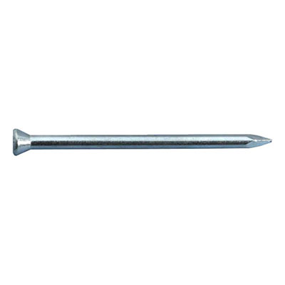Pointes galva pour béton - tête plate ø 3.5 x L. 50mm - boîte de 1kg