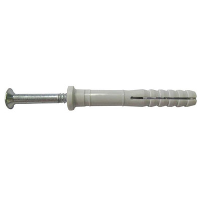 ING - Chevilles Tap-Vis acier - tête plate ø 6 x L. 35mm - vendu par 25