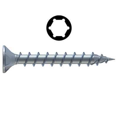REISSER - Vis bois DNS® PLUS zingué bleu - Torx® - tête fraisée FT ø 4 x L. 25mm - vendu par 1000
