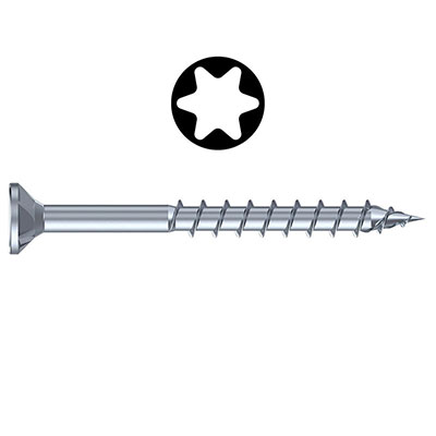 REISSER - Vis bois RETINOX®2 PLUS inox A2 - Torx® - tête fraisée FP ø 8 x L. 120mm - vendu par 100