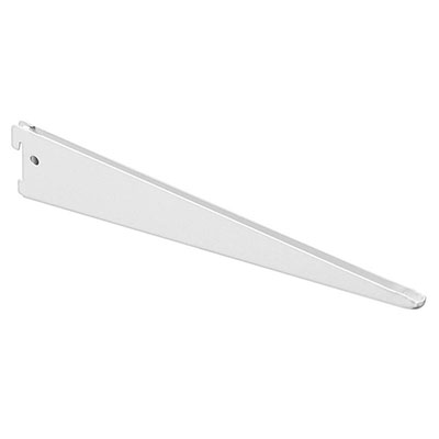 V-WAX - Console pour crémaillère double acier - blanc - Long. 27cm - vendu à l'unité