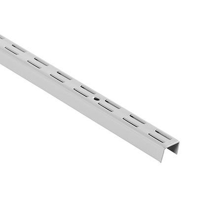V-WAX - Crémaillère double acier - blanc - Hauteur 2m