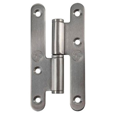 TORBEL - Paumelle bout rond inox - gauche - l. 55 x H. 110mm
