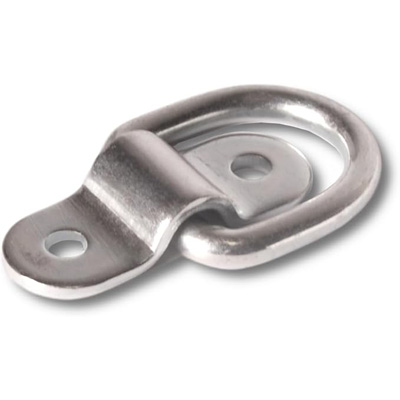 Anneau d'arrimage  acier zingué avec pivot - Gris - lot de 2