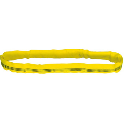 Elingue ronde textile sans fin - polyester - Jaune - L.4m
