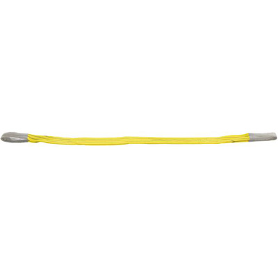 Elingue plate textile polyester - Jaune - L.3m
