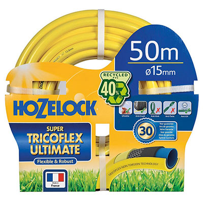 HOZELOCK - Tuyau d'arrosage SUPER TRICOFLEX Ultimate ø 15mm x L. 50m