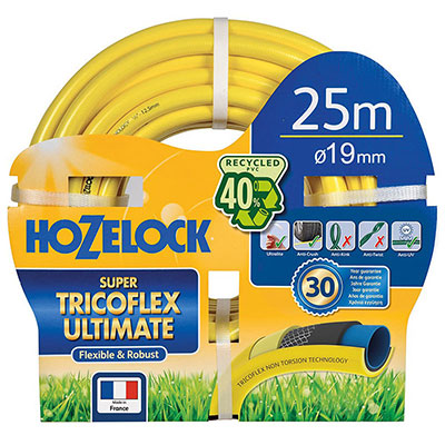 HOZELOCK - Tuyau d'arrosage SUPER TRICOFLEX Ultimate ø 19mm x L. 25m