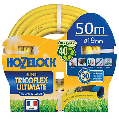 HOZELOCK - Tuyau d'arrosage SUPER TRICOFLEX Ultimate ø 19mm x L. 50m