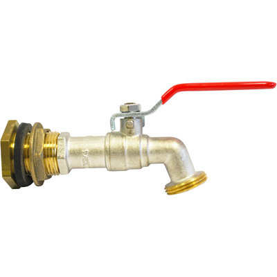 BOUTTE - Kit traversée de cuve avec robinet 1/4 tour