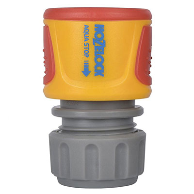 HOZELOCK - Raccord AquaStop plastique pour tuyau d'arrosage ø 12.5-15mm